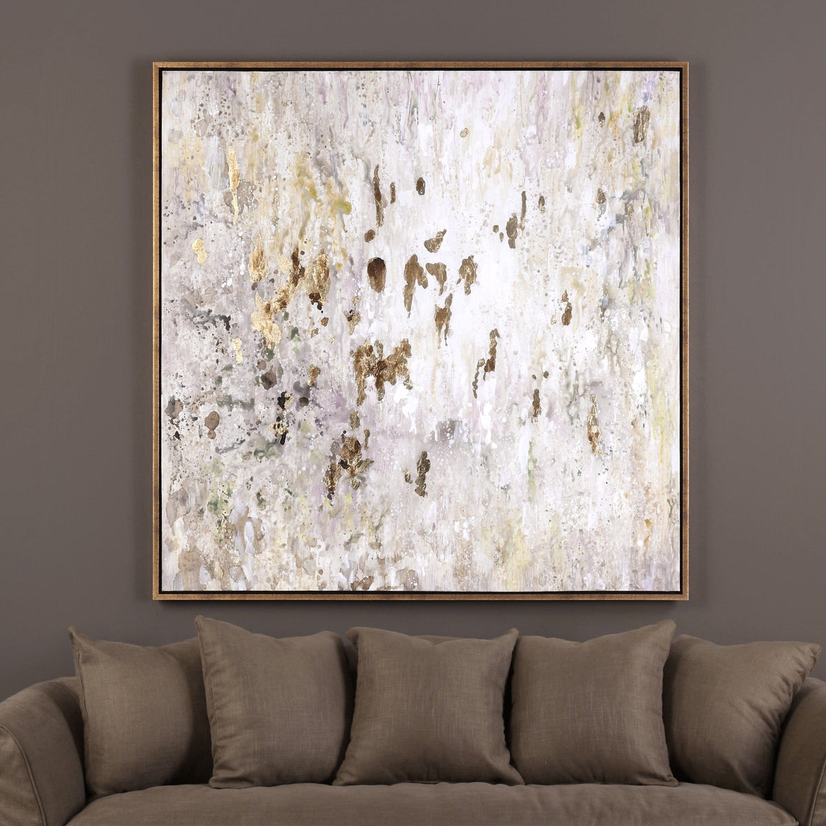 Uttermost Accessories Golden Raindrops Modern Abstract Art House of Isabella UK