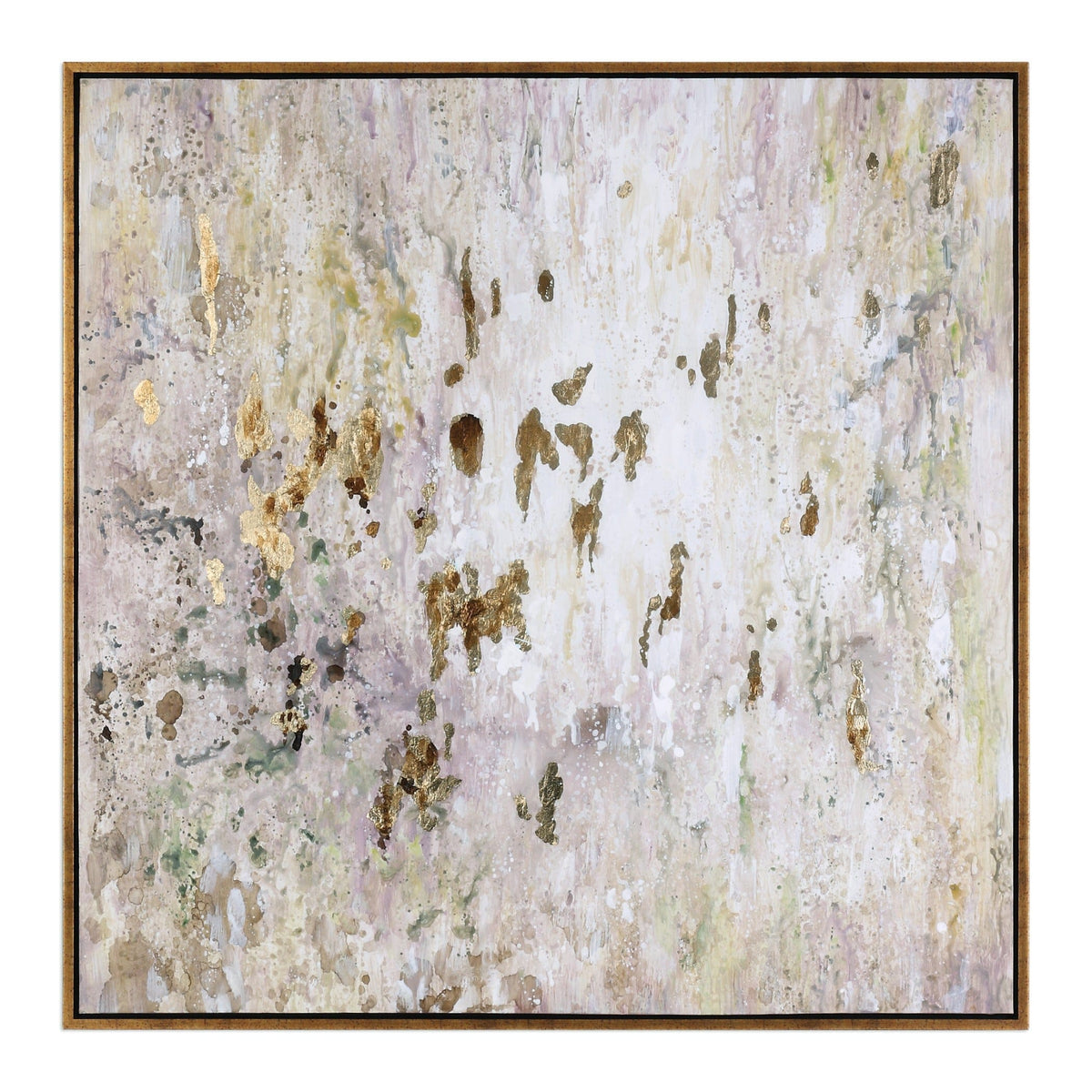 Uttermost Accessories Golden Raindrops Modern Abstract Art House of Isabella UK