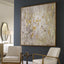 Uttermost Accessories Golden Raindrops Modern Abstract Art House of Isabella UK
