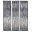 Uttermost Accessories Gray Showers Hand Painted Canvases, Set/3 House of Isabella UK