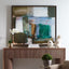 Uttermost Accessories Green Fields Framed Abstract Canvas House of Isabella UK