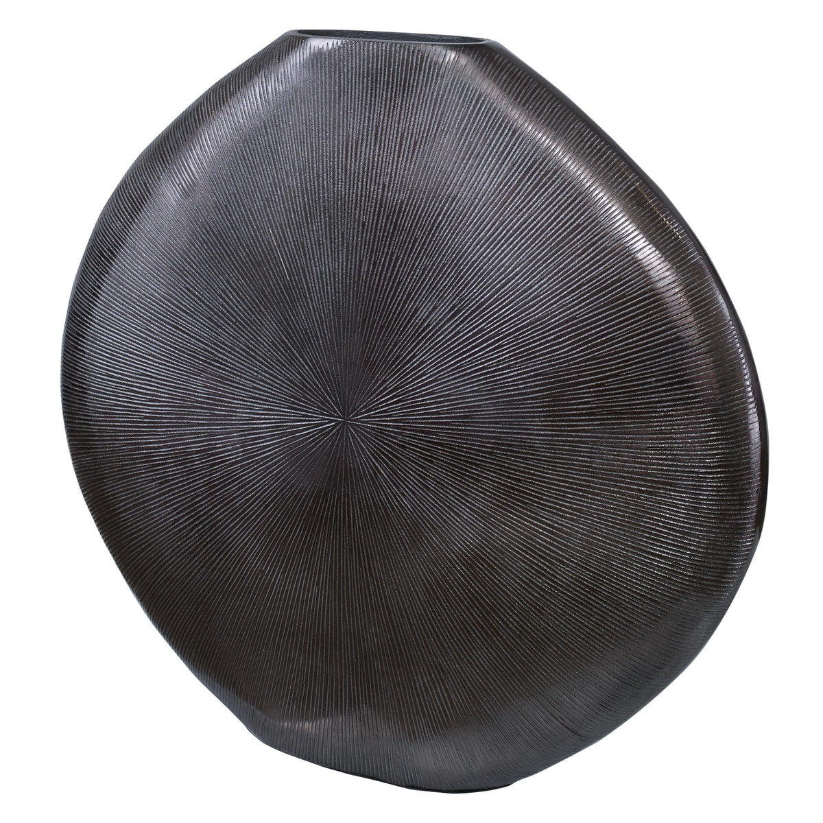 Uttermost Accessories Gretchen Black Nickel Vase House of Isabella UK