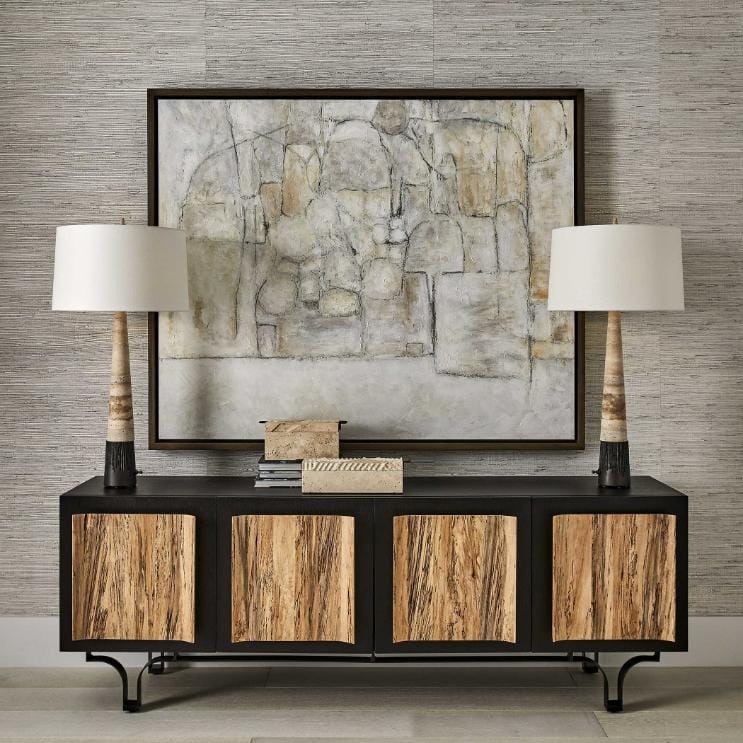 Uttermost Accessories Groove Thing Box - Travertine House of Isabella UK