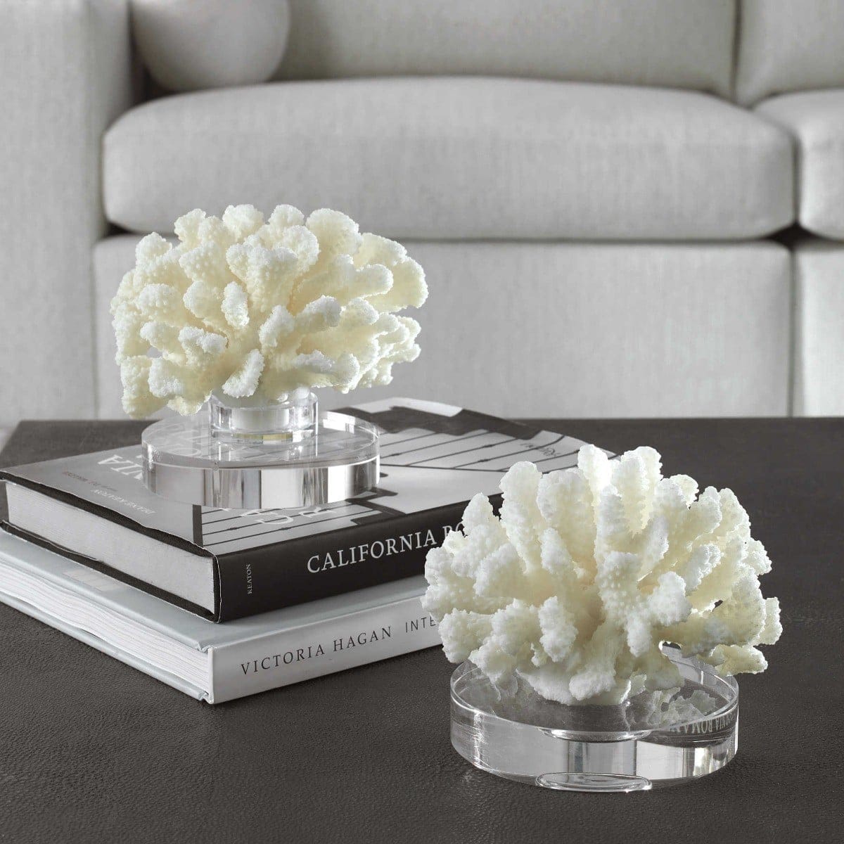 Uttermost Accessories Hard Coral Sculptures, Set of 2 House of Isabella UK
