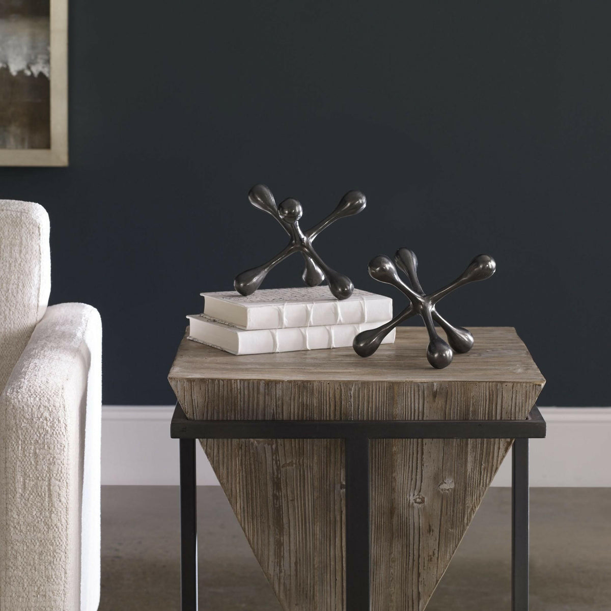 Harlan Black Nickel Objects, S/2.