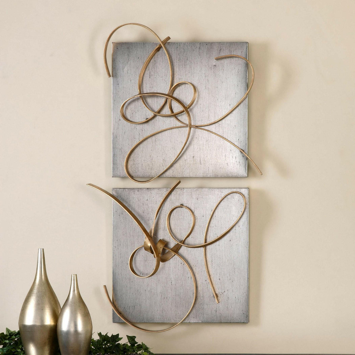 Harmony Metal Wall Art, S/2.
