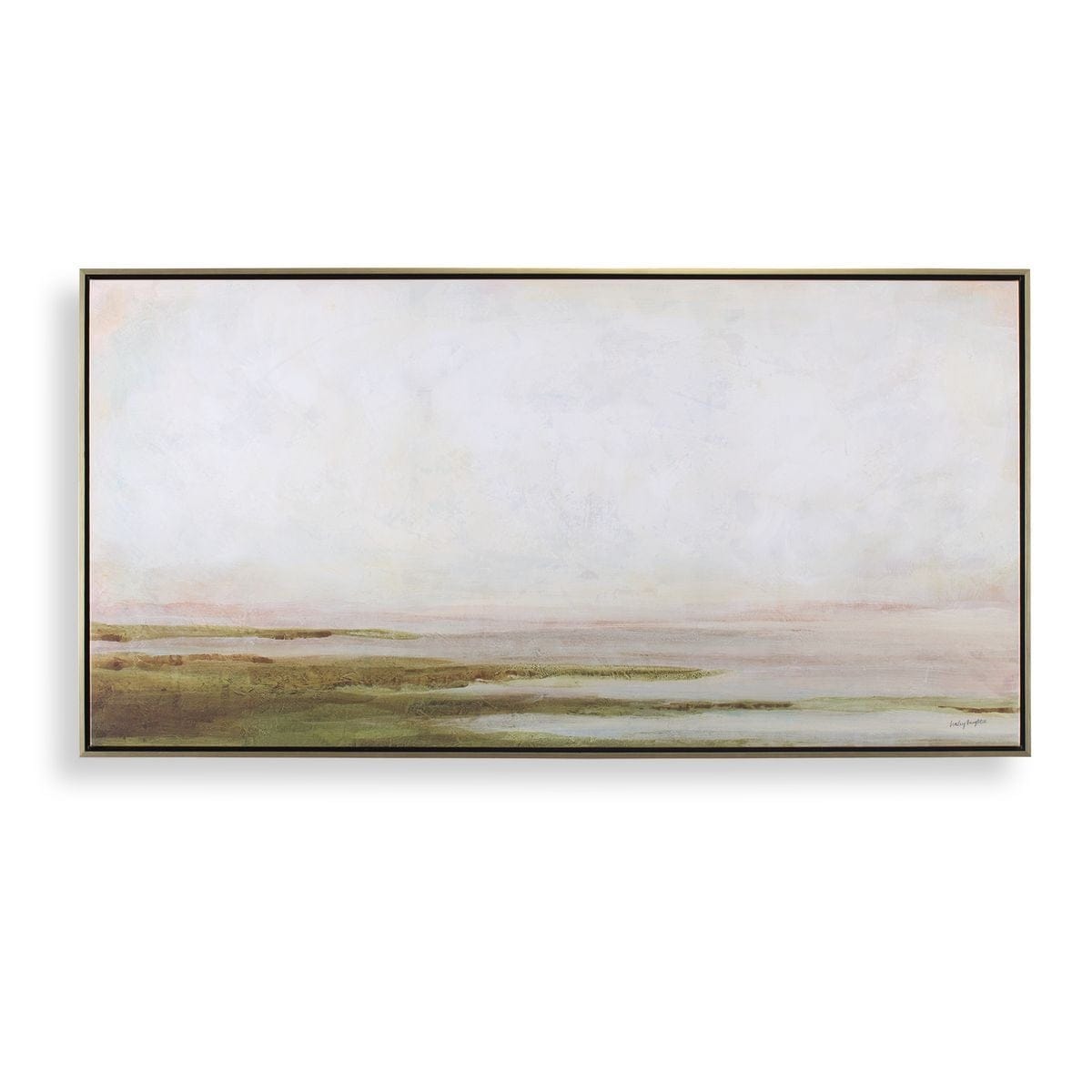 Uttermost Accessories Hazy Lake Framed Landscape Art House of Isabella UK