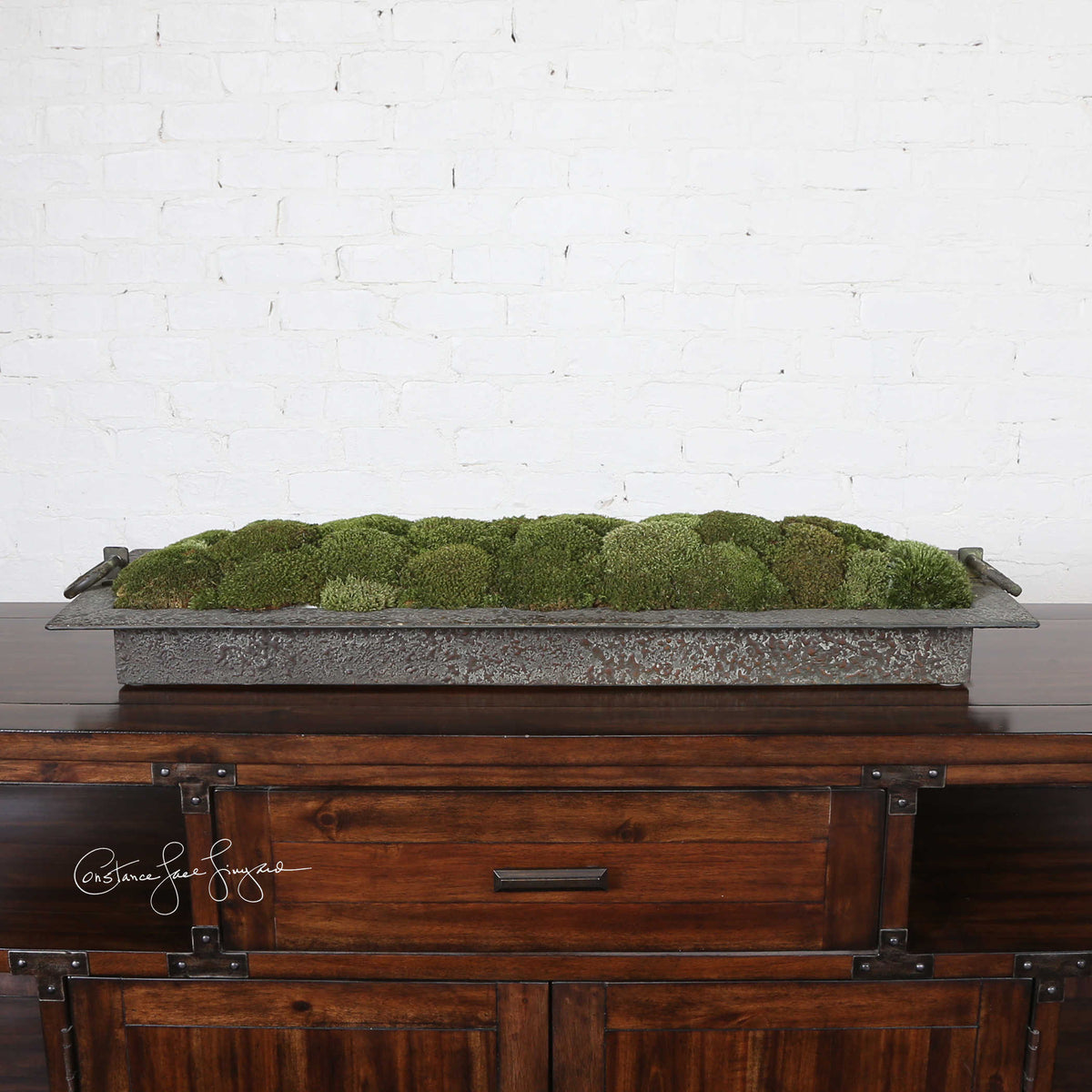 Uttermost Accessories Heath Preserved Moss Tray House of Isabella UK