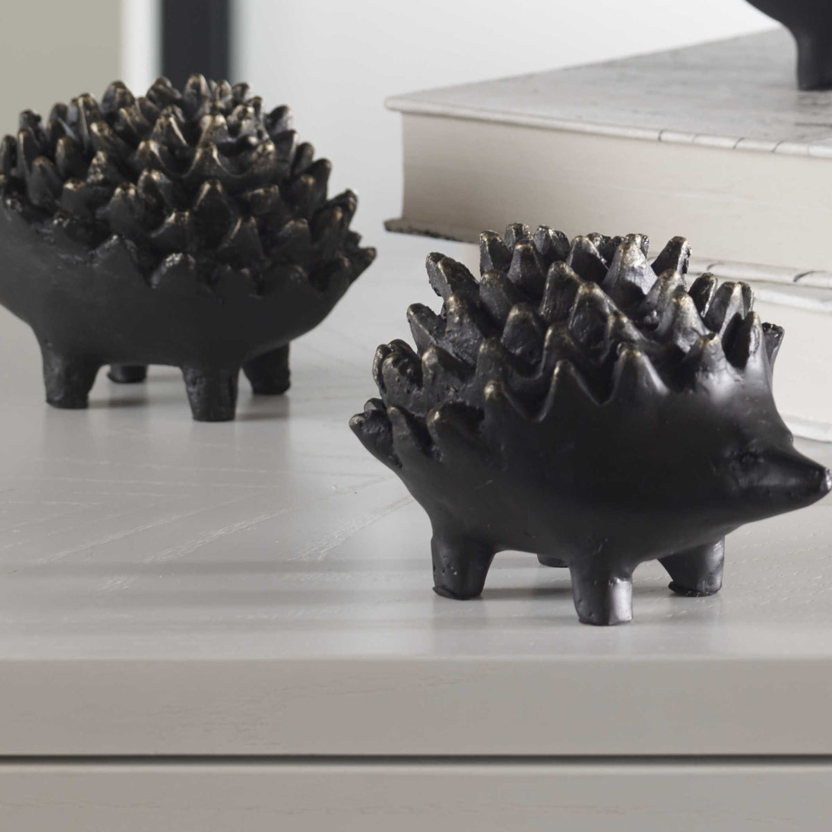 Uttermost Accessories Hedging Your Bet Hedgehog Sculpture in Bronze House of Isabella UK