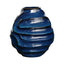 Uttermost Accessories Helix Swirl Blue Outdoor Vase House of Isabella UK