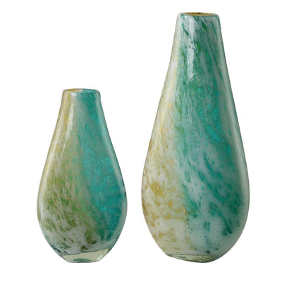 Uttermost Accessories High Tide Glass Vases, Set of 2 House of Isabella UK