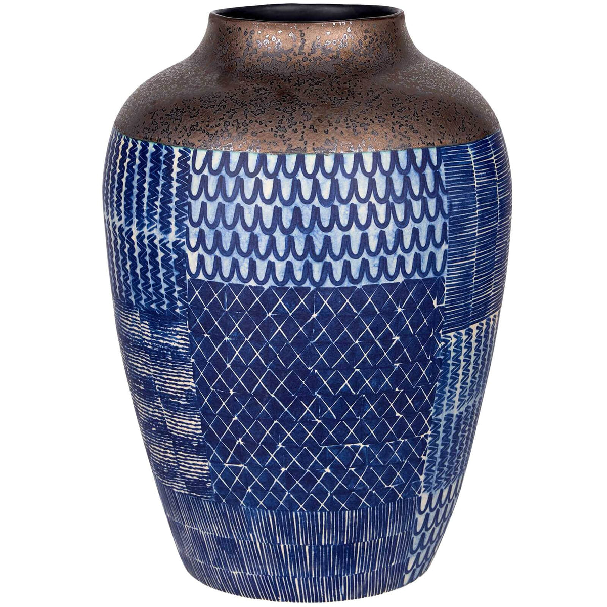Uttermost Accessories Ikat Quilt Vase House of Isabella UK