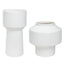 Uttermost Accessories Illumina Abstract White Vases, Set/2 House of Isabella UK