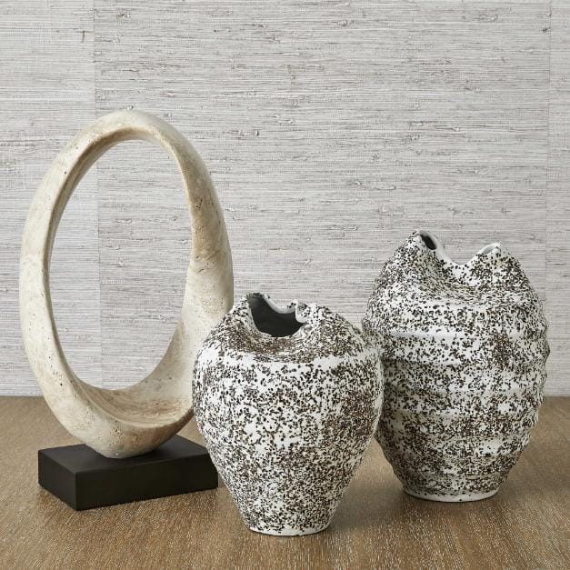 Uttermost Accessories In Touch Textured Vase 11 House of Isabella UK