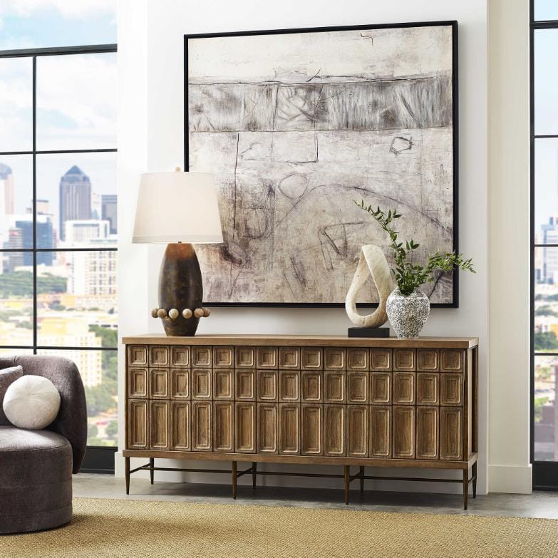 Uttermost Accessories In Touch Textured Vase 11 House of Isabella UK
