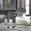 Uttermost Accessories Indian Lotus Metallic Silver Flowers S/2 House of Isabella UK