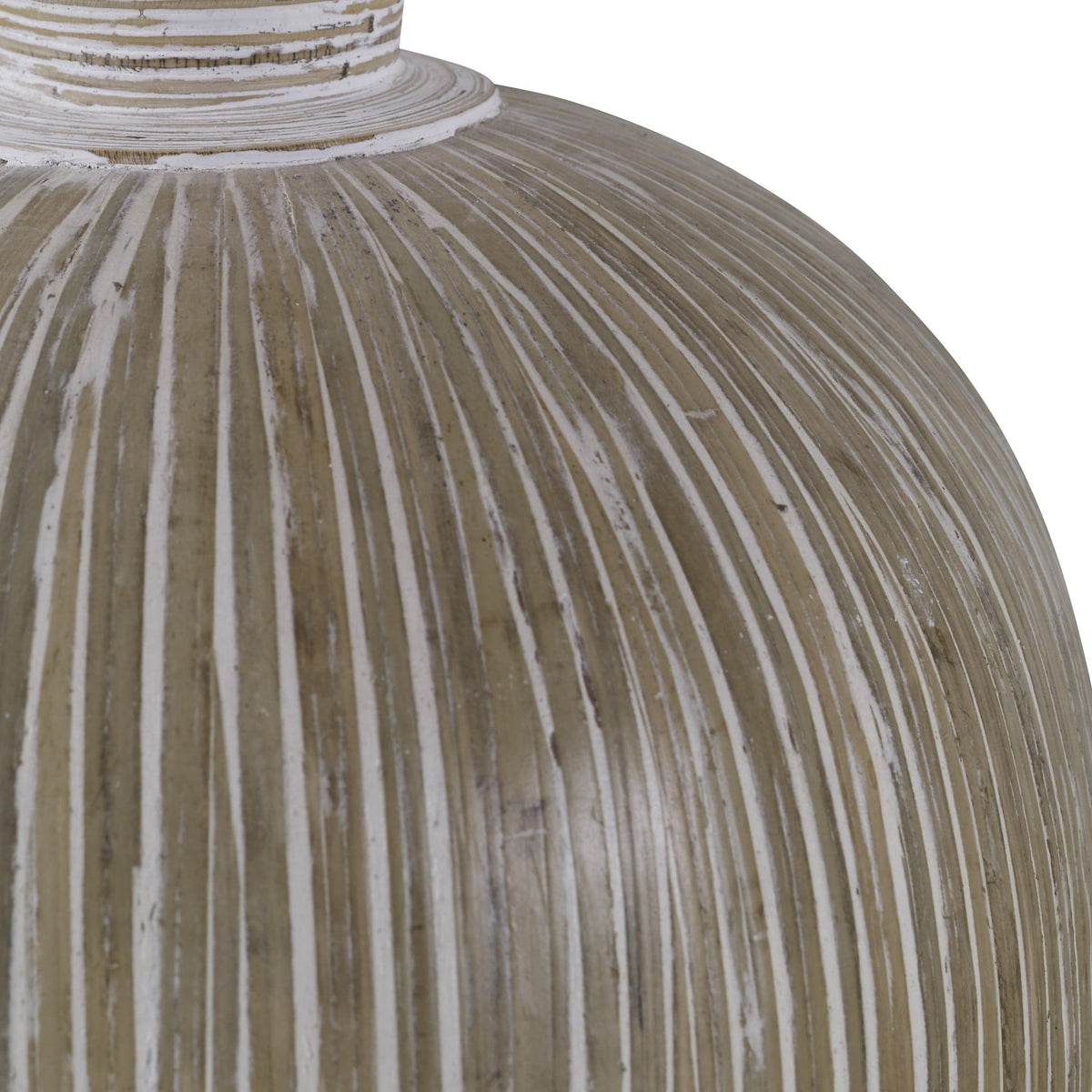 Uttermost Accessories Islander White Washed Vases, S/2 House of Isabella UK