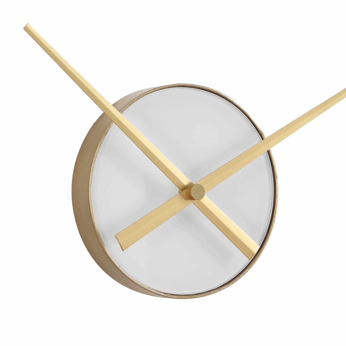 Uttermost Accessories Ivory Halo Minimalist Wall Clock House of Isabella UK