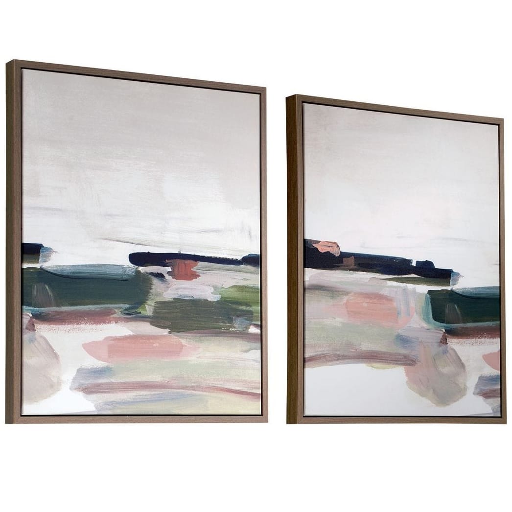 Uttermost Accessories Just Peaking Framed Abstract Prints - Set of 2 House of Isabella UK