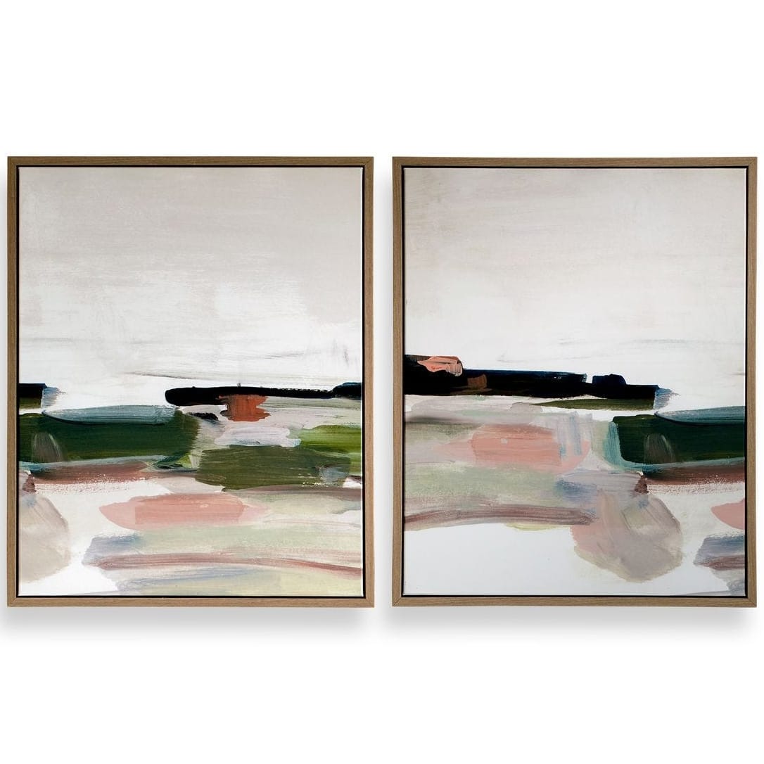 Uttermost Accessories Just Peaking Framed Abstract Prints - Set of 2 House of Isabella UK