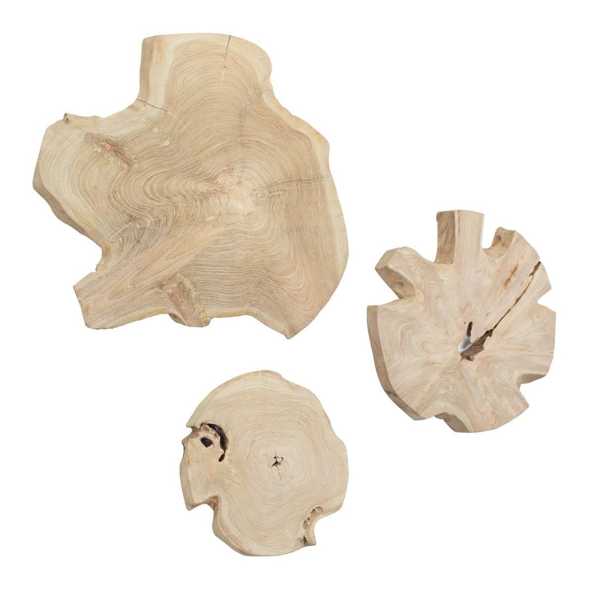 Uttermost Accessories Kalani Wood Outdoor Wall Art Set of 3 House of Isabella UK