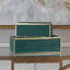 Uttermost Accessories Karis Emerald Green Boxes S/2 House of Isabella UK