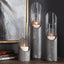 Uttermost Accessories Karter Iron & Glass Candleholders Set/3 House of Isabella UK