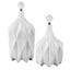 Uttermost Accessories Klara White Bottles, S/2 House of Isabella UK