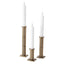 Uttermost Accessories Knurled Taper Candleholders, Set of 3 House of Isabella UK