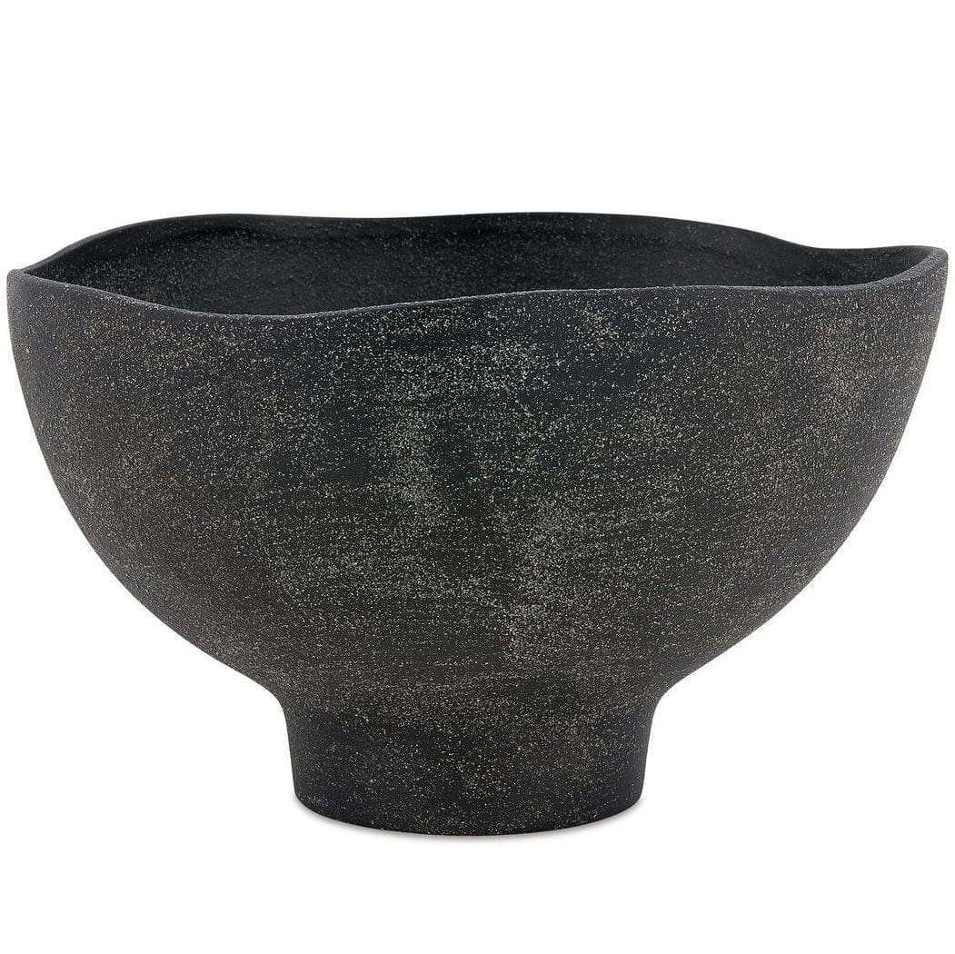 Uttermost Accessories Komorebi Indoor-Outdoor Bowl in Black House of Isabella UK