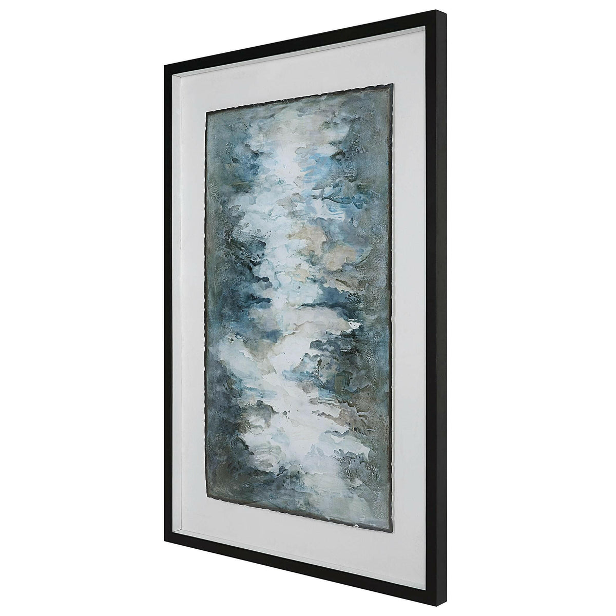 Lakeside Grande Framed Abstract Print.