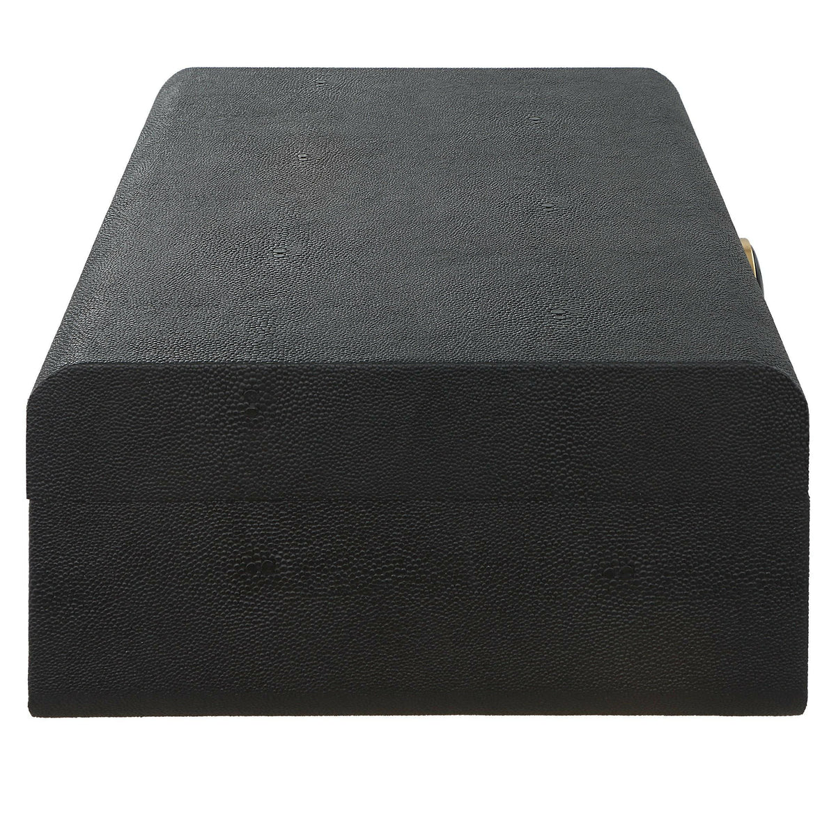 Lalique Black Shagreen Box.