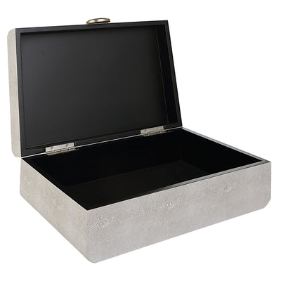 Uttermost Accessories Lalique White Shagreen Box House of Isabella UK