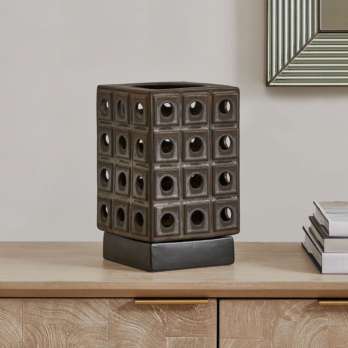 Uttermost Accessories Lattice Indoor-Outdoor Lantern Candleholder House of Isabella UK