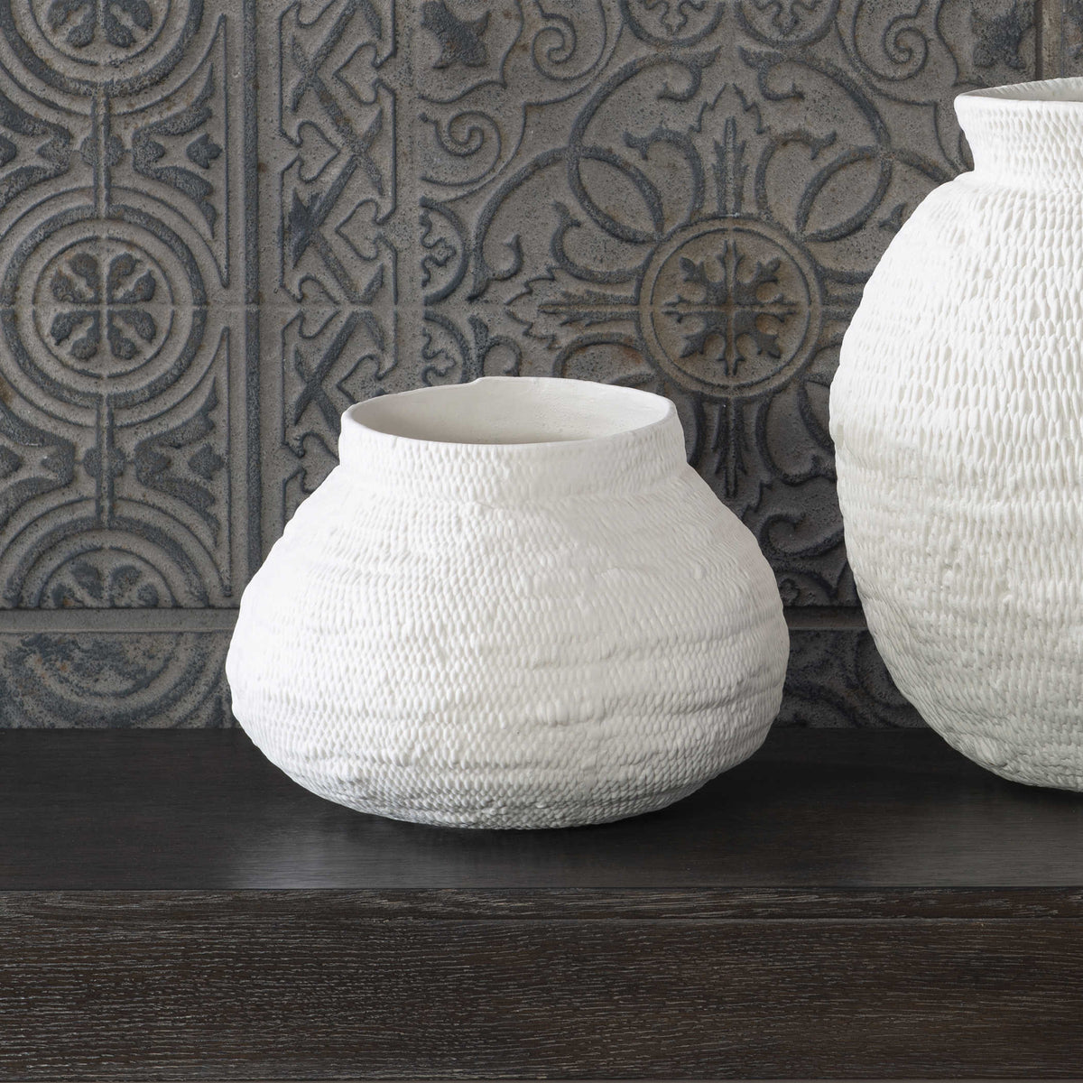Uttermost Accessories Legacy Basket Vase - Small House of Isabella UK