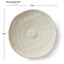 Uttermost Accessories Legacy Basket Wall-Mounted Ceramic Bowl in White House of Isabella UK