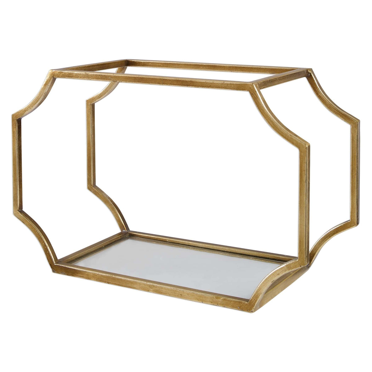 Uttermost Accessories Lindee Gold Wall Shelves S/3 House of Isabella UK