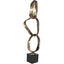 Uttermost Accessories Loopform Brass Ring Sculpture House of Isabella UK