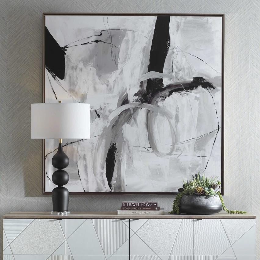 Uttermost Accessories Looping Eternity Framed Abstract Art House of Isabella UK