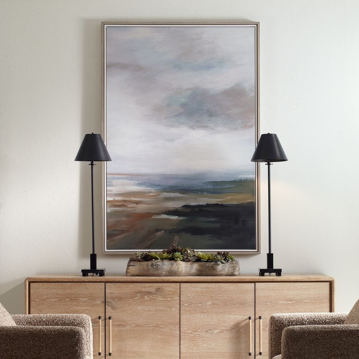 Uttermost Accessories Lowlands Framed Landscape Print House of Isabella UK