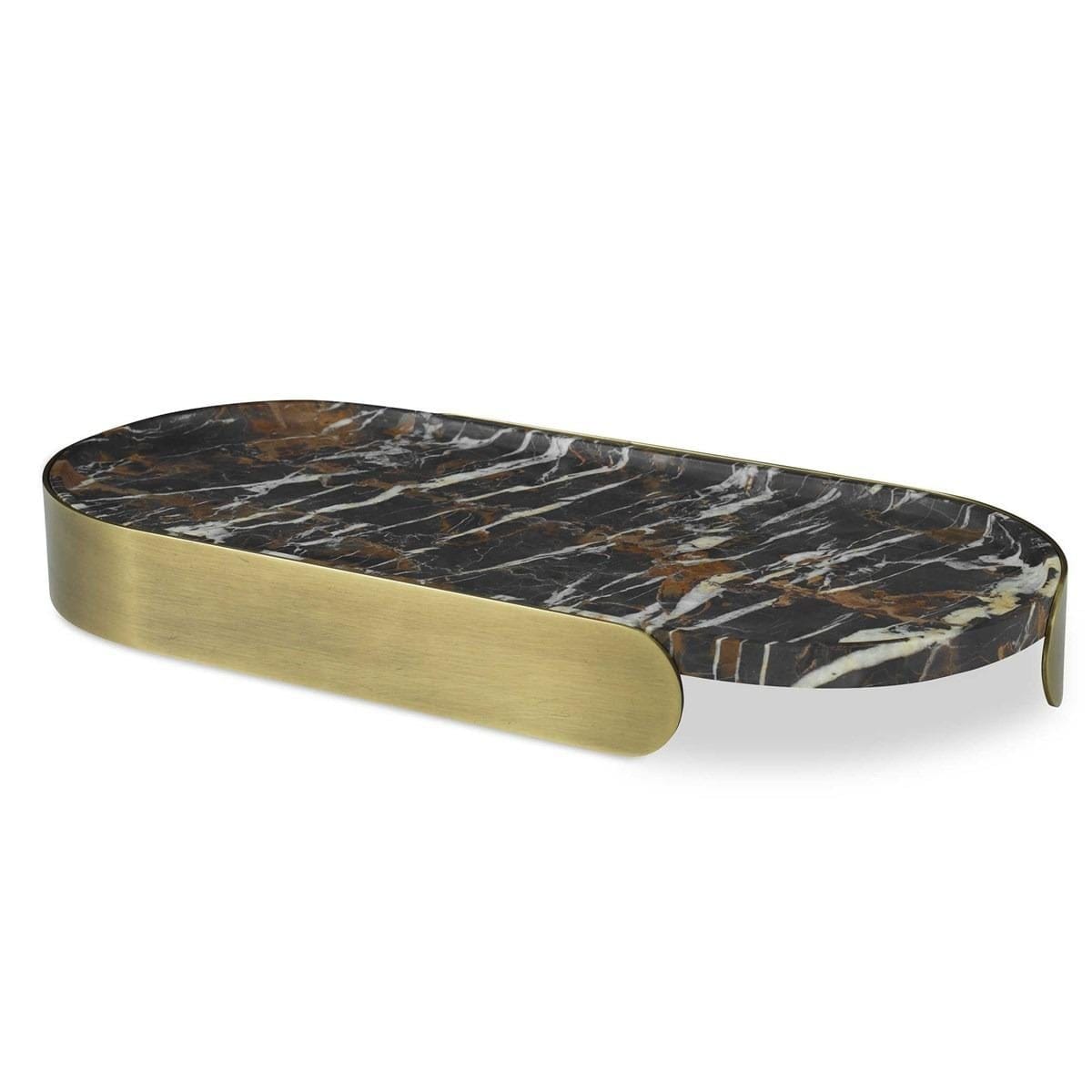 Uttermost Accessories Lozenge Tray - Michelangelo Marble House of Isabella UK