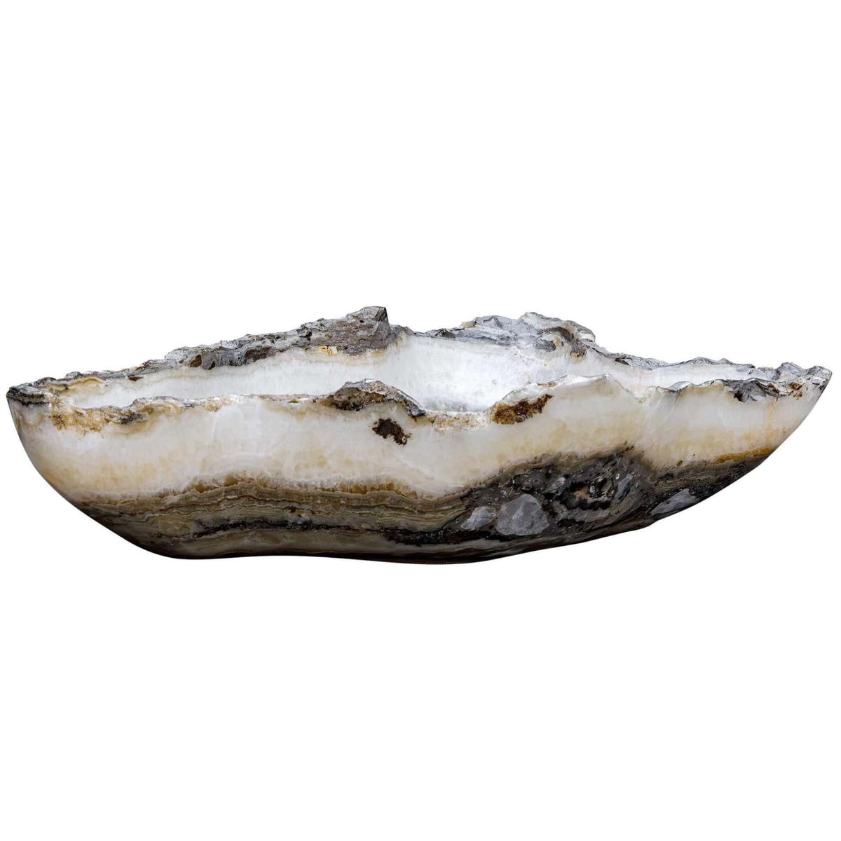 Uttermost Accessories Lunara Indoor-Outdoor Stone Bowl House of Isabella UK