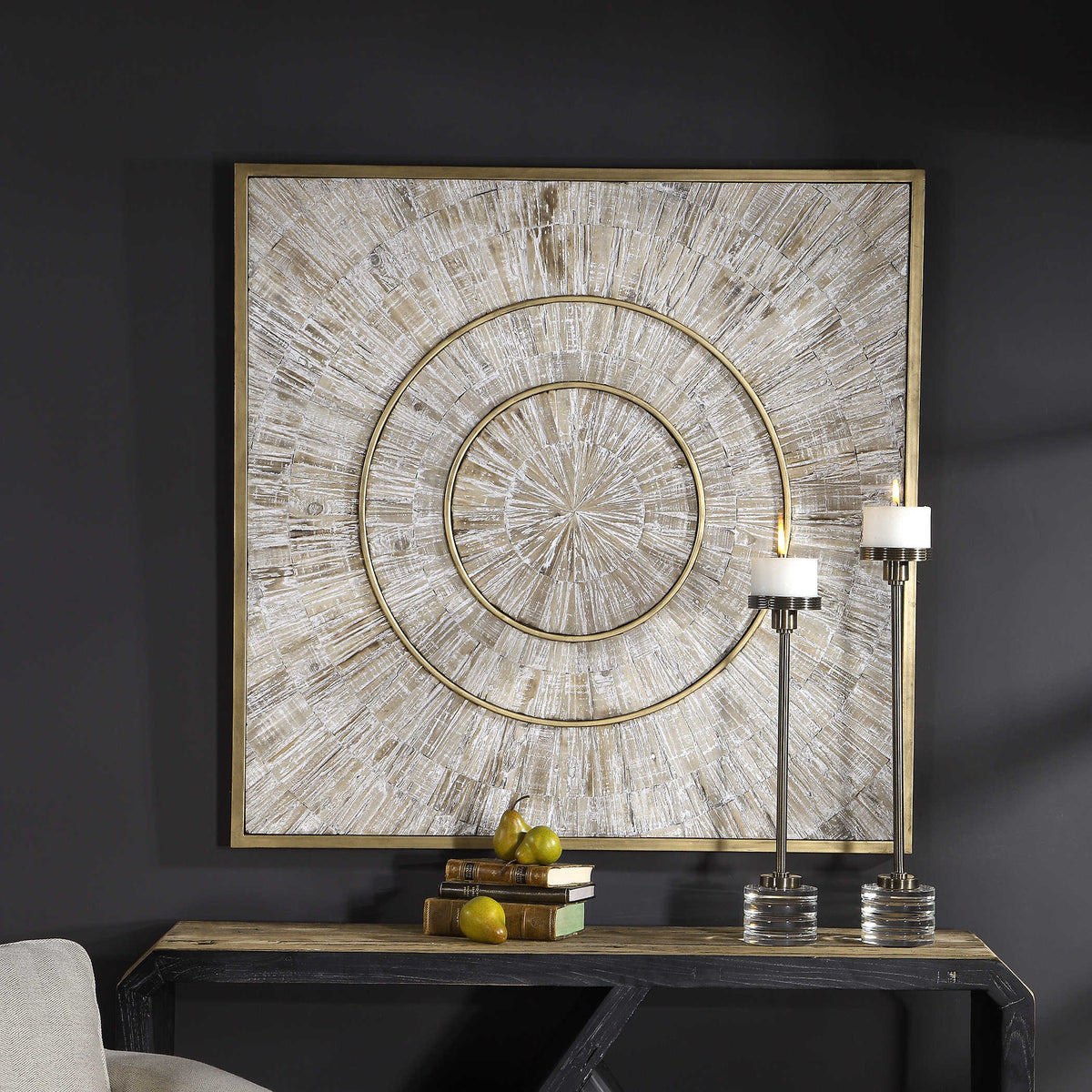 Uttermost Accessories Mahala Wood Wall Panel House of Isabella UK