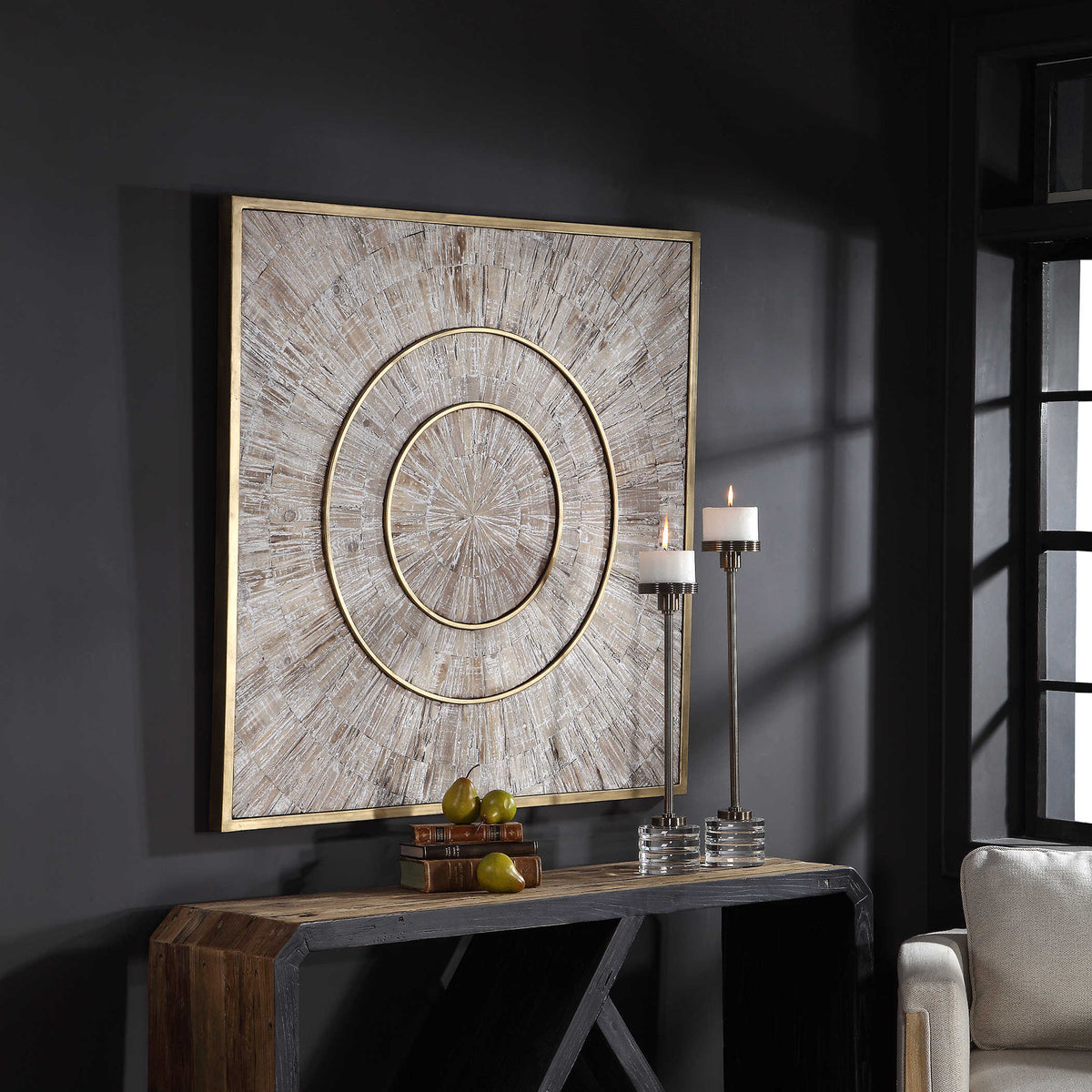 Uttermost Accessories Mahala Wood Wall Panel House of Isabella UK