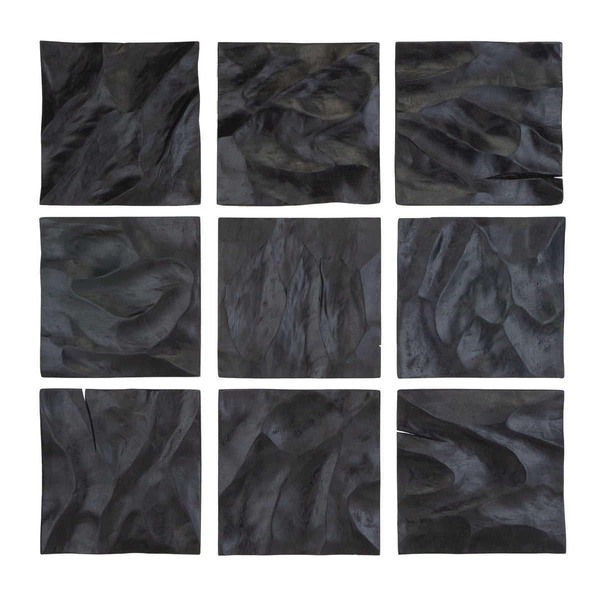 Uttermost Accessories Malosi Black Wood Wall Decor - Set of 9 House of Isabella UK