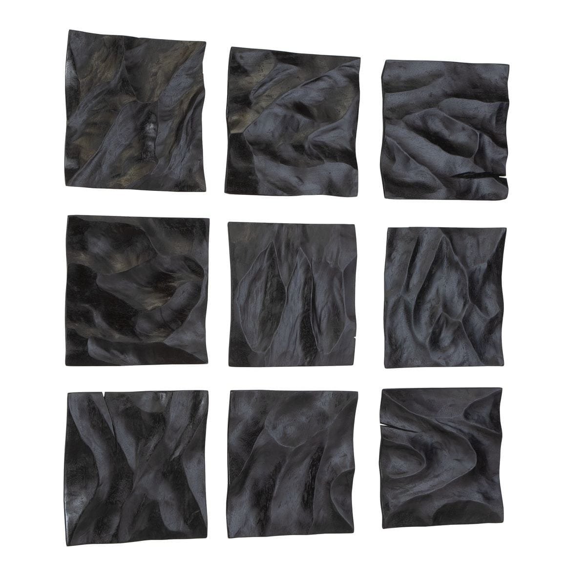 Uttermost Accessories Malosi Black Wood Wall Decor - Set of 9 House of Isabella UK