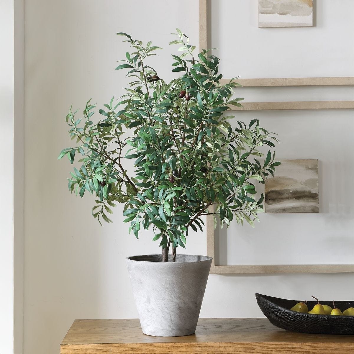 Uttermost Accessories Marisol Potted Olive Plant House of Isabella UK