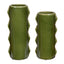 Uttermost Accessories Meander Indoor-Outdoor Green Vases, Set of 2 House of Isabella UK