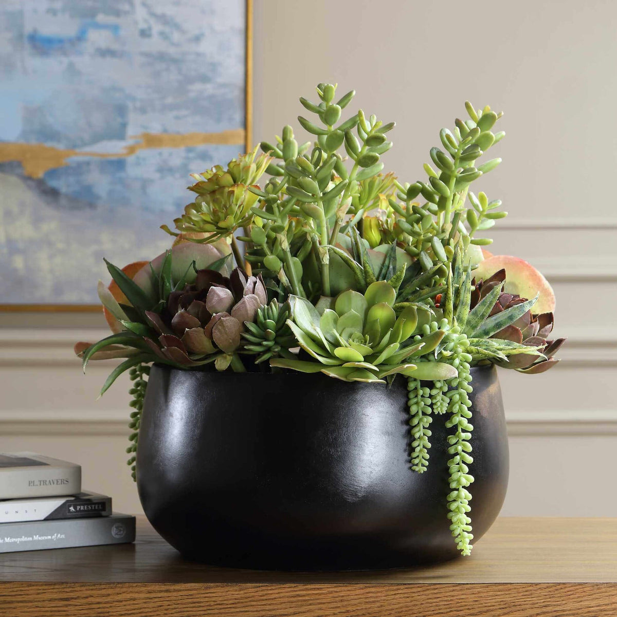 Uttermost Accessories Mico Indoor-Outdoor Succulent Centerpiece House of Isabella UK