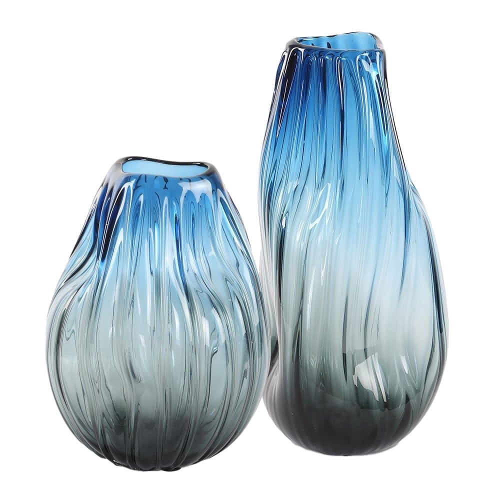 Uttermost Accessories Midnight Horizon Vases Set of 2 House of Isabella UK